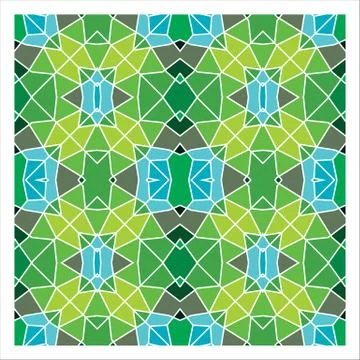 Geometric Seamless Pattern Stock Illustration