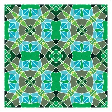 Geometric Seamless Pattern Stock Illustration