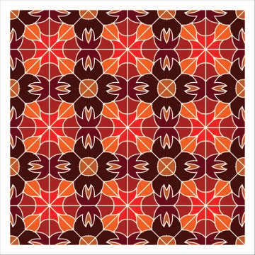 Geometric Seamless Pattern Stock Illustration