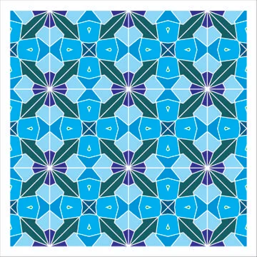 Geometric Seamless Pattern Illustrazione stock
