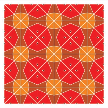 Geometric Seamless Pattern Stock Illustration