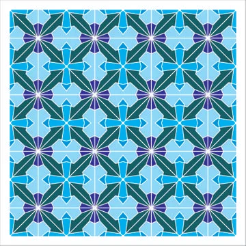 Geometric Seamless Pattern Illustrazione stock