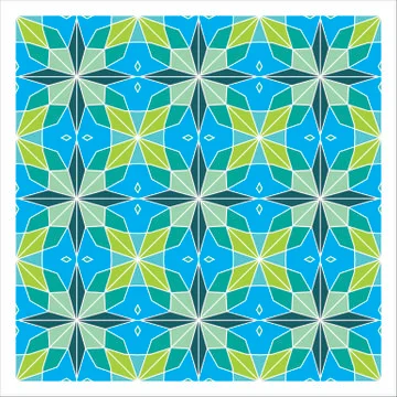 Geometric Seamless Pattern Illustrazione stock