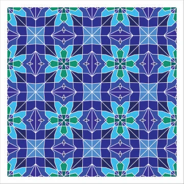 Geometric Seamless Pattern Stock Illustration