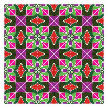 Geometric Seamless Pattern Illustrazione stock