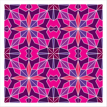 Geometric Seamless Pattern Stock Illustration