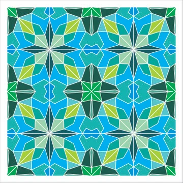 Geometric Seamless Pattern Stock Illustration