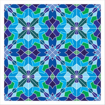 Geometric Seamless Pattern Stock Illustration