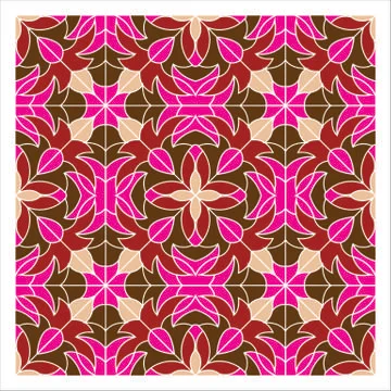 Geometric Seamless Pattern Stock Illustration