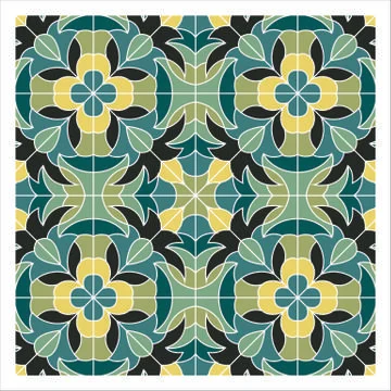 Geometric Seamless Pattern Stock Illustration