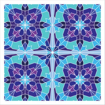 Geometric Seamless Pattern Stock-Illustration