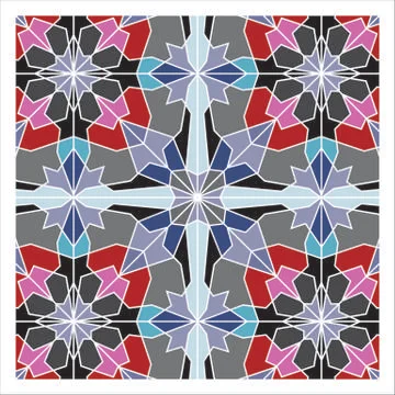 Geometric Seamless Pattern Stock Illustration