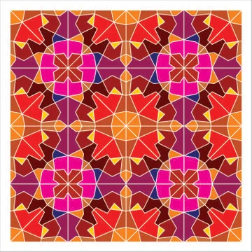 Geometric Seamless Pattern Stock Illustration