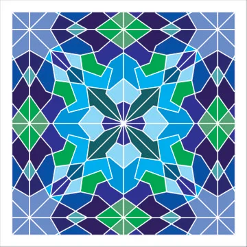 Geometric Seamless Pattern Illustrazione stock