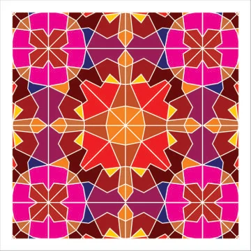 Geometric Seamless Pattern Stock Illustration