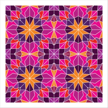 Geometric Seamless Pattern Stock Illustration