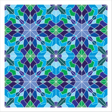 Geometric Seamless Pattern Stock Illustration