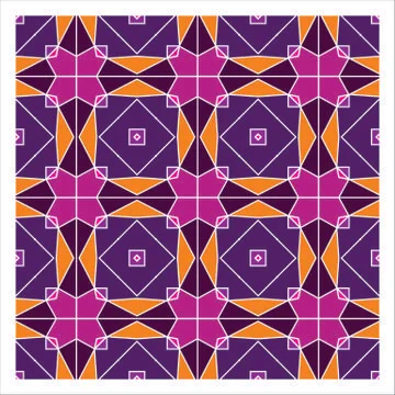 Geometric Seamless Pattern Stock Illustration