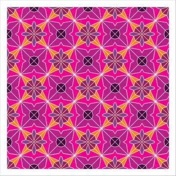 Geometric Seamless Pattern Stock Illustration