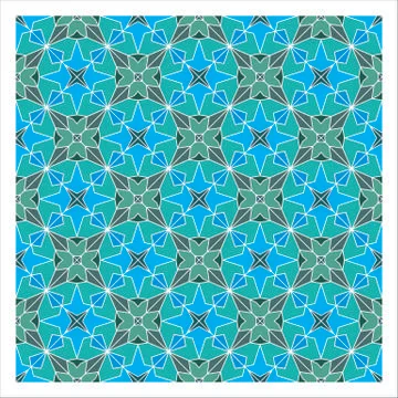 Geometric Seamless Pattern Stock Illustration