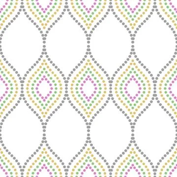 Geometric Seamless Pattern Stock Illustration