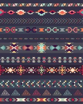 Geometric seamless pattern Stock Illustration