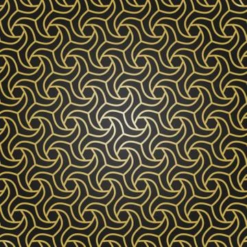 Geometric Seamless Pattern Stock Illustration
