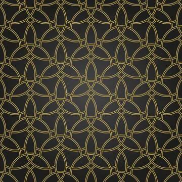 Geometric Seamless Pattern Stock Illustration