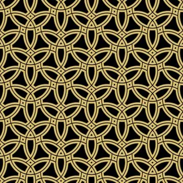 Geometric Seamless Pattern Stock Illustration