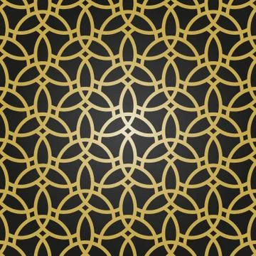 Geometric Seamless Pattern Stock Illustration