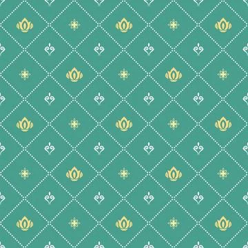 Geometric Seamless Pattern Stock Illustration