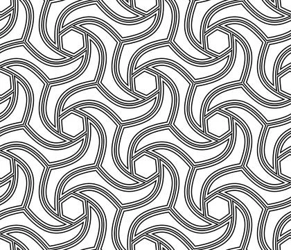 Geometric Seamless Pattern Stock Illustration