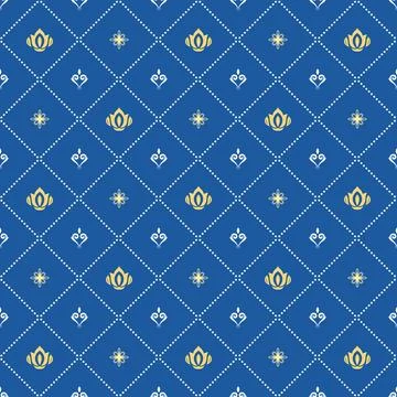Geometric Seamless Pattern Stock Illustration