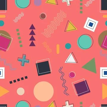 Geometric seamless pattern Illustrazione stock