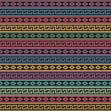 Geometric seamless pattern Stock Illustration