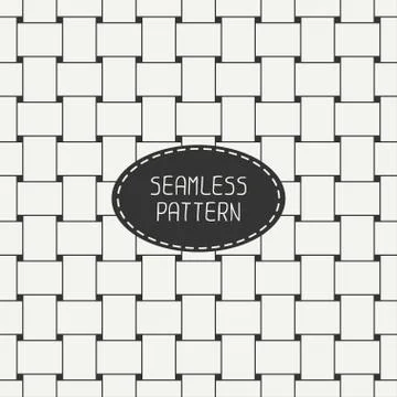 Geometric seamless pattern with intertwined bands. Wrapping paper. Paper for Stock Illustration