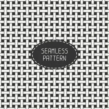 Geometric seamless pattern with intertwined bands. Wrapping paper. Paper for Stock Illustration