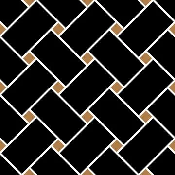 Geometric seamless pattern with intertwined bands. Wrapping paper. Tiling Illustrazione stock