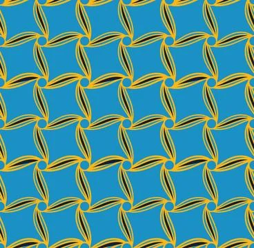 Geometric seamless pattern with intertwined bands. Wrapping paper. Tiling 스톡 일러스트