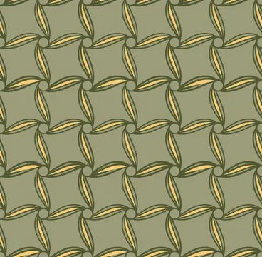 Geometric seamless pattern with intertwined bands. Wrapping paper. Tiling Stock Illustration