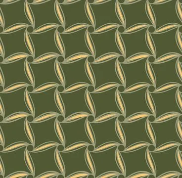 Geometric seamless pattern with intertwined bands. Wrapping paper. Tiling Illustrazione stock