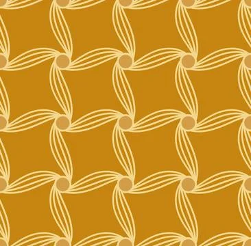 Geometric seamless pattern with intertwined bands. Wrapping paper. Tiling Stock Illustration