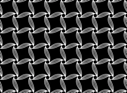 Geometric seamless pattern with intertwined bands. Wrapping paper. Tiling Illustrazione stock