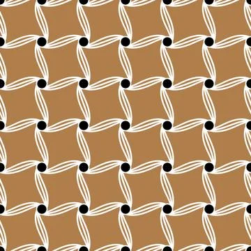 Geometric seamless pattern with intertwined bands. Wrapping paper. Tiling 스톡 일러스트