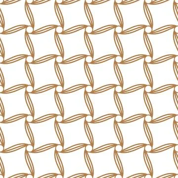 Geometric seamless pattern with intertwined bands. Wrapping paper. Tiling イラスト素材
