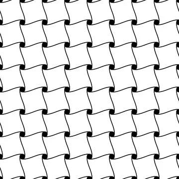 Geometric seamless pattern with intertwined bands. Wrapping paper. Tiling 스톡 일러스트