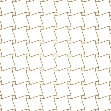 Geometric seamless pattern with intertwined bands. Wrapping paper. Tiling Illustrazione stock