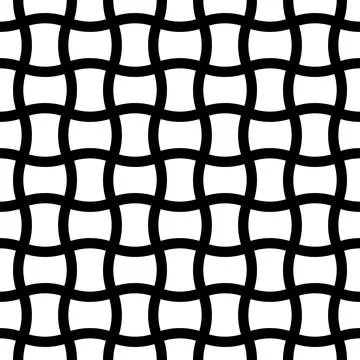 Geometric seamless pattern with intertwined bands. Wrapping paper. Tiling Stock Illustration