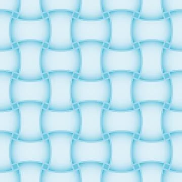 Geometric seamless pattern with intertwined bands. Wrapping paper. Tiling Stock Illustration