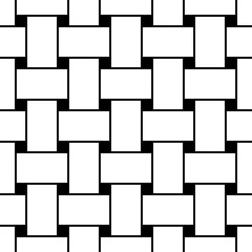 Geometric seamless pattern with intertwined bands. Wrapping paper. Tiling Stock Illustration